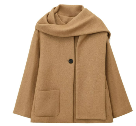 Manteau d’Hiver Élégant au Style Vintage pour Femme