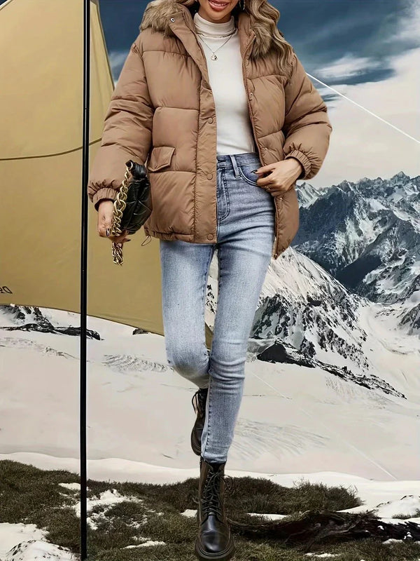 Veste d'Hiver au Conception Moderne pour Femmes