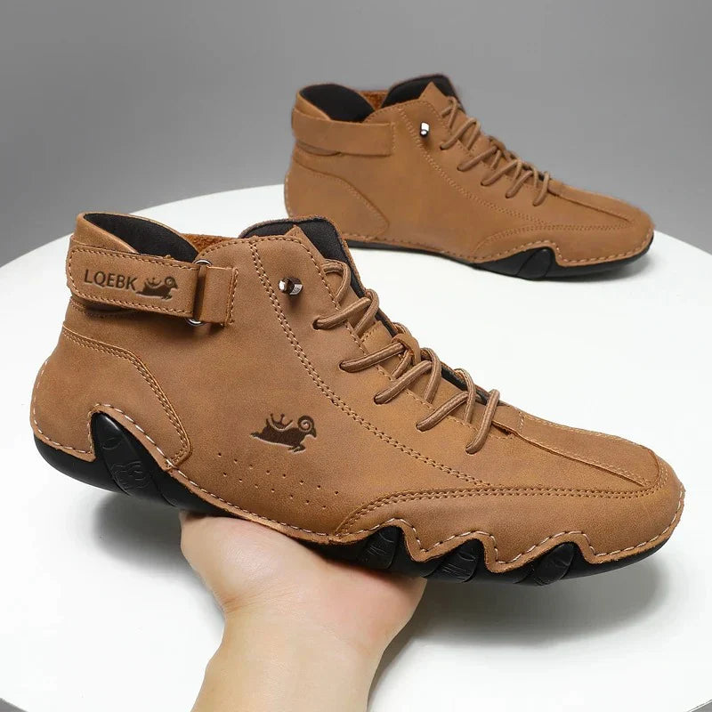 StrideGlide - votre chaussure de saut pour tous les terrains, style italien.