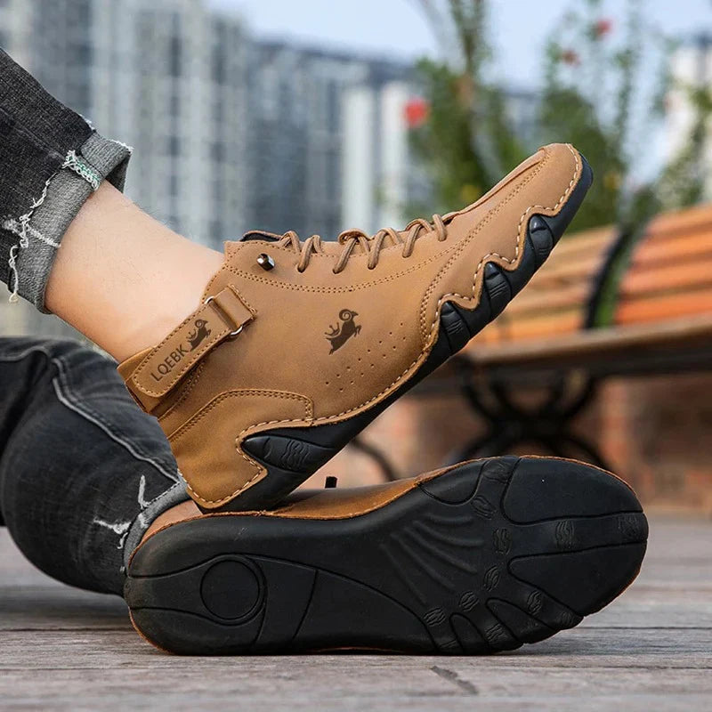 StrideGlide - votre chaussure de saut pour tous les terrains, style italien.