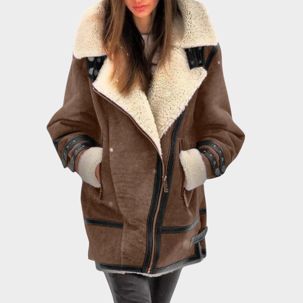 Manteau d’hiver pour femme au style contemporain