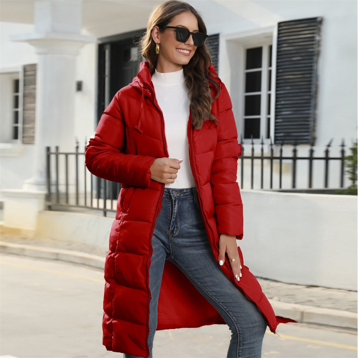 Manteau Longues d’Hiver pour Femme Élégant et Confortable
