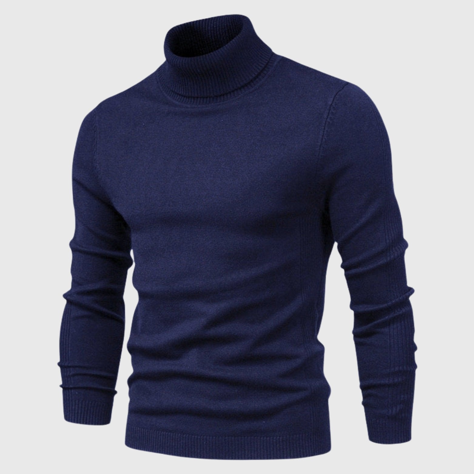 Pull Col Roulé Classique et Élégant pour Homme