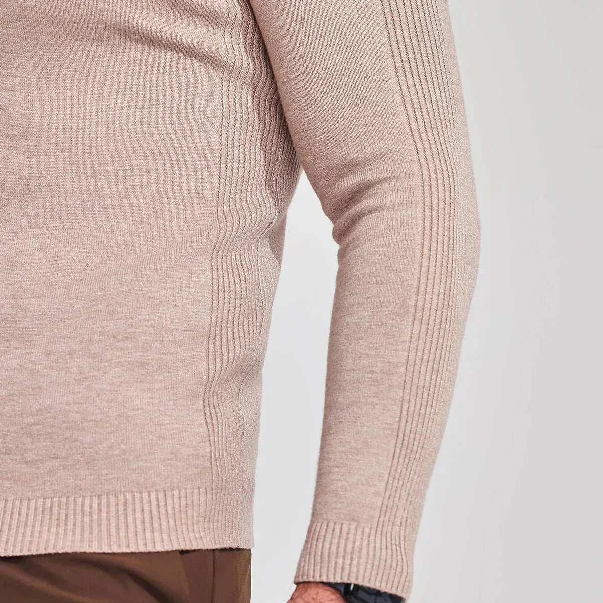 Pull Col Roulé Classique et Élégant pour Homme