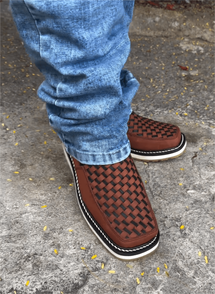 Bottes de Cowboy Occidentales pour Homme - Style Classique et Robuste