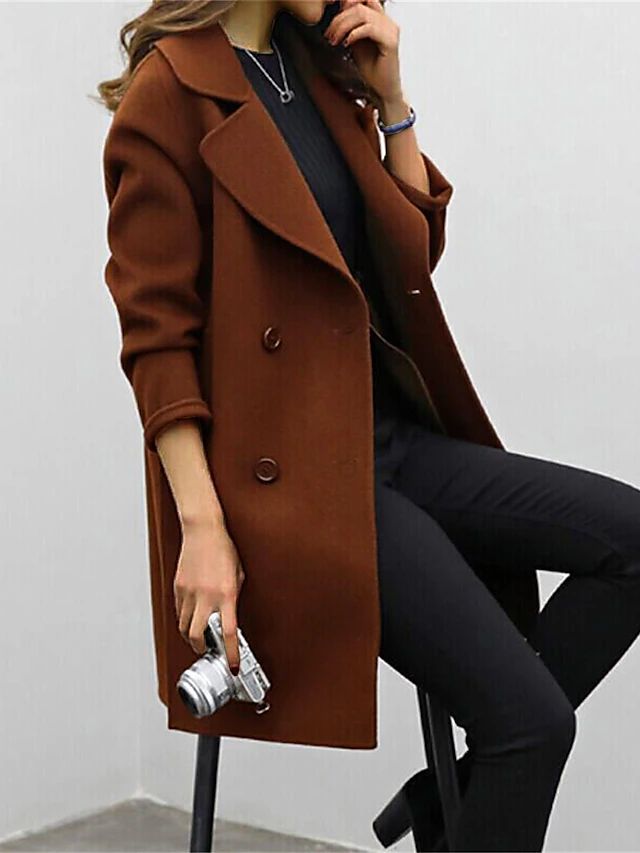 Manteau décontracté pour femme, parfait pour un style urbain