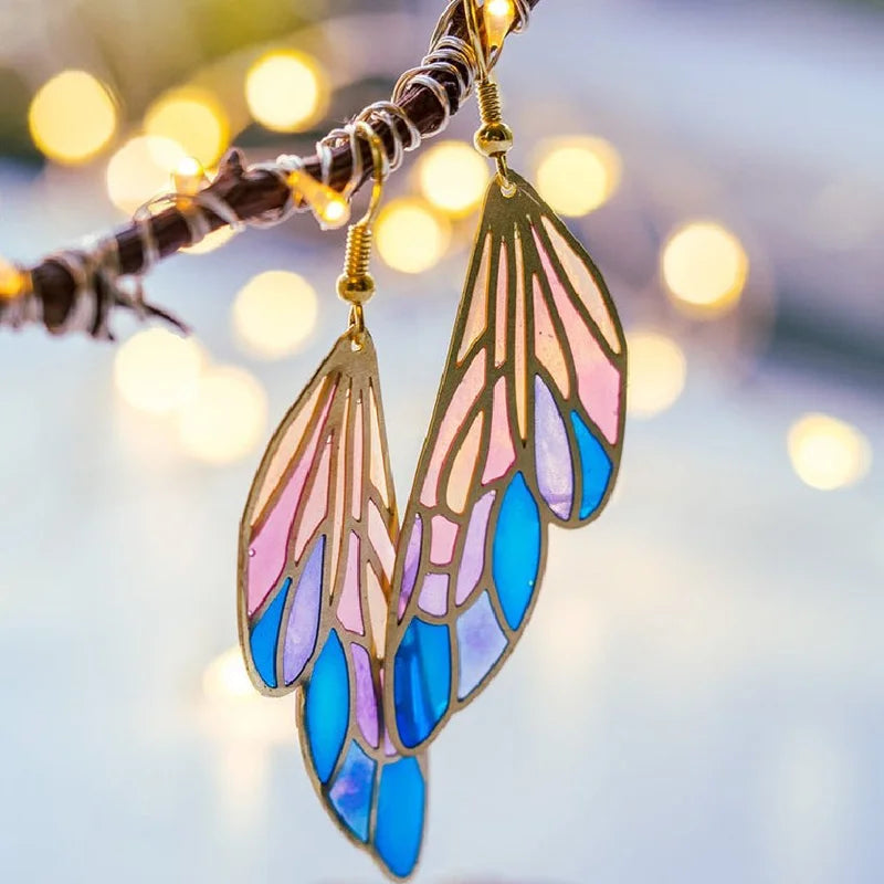 Boucles d'oreilles Dreamy Gradient Translucent Wings