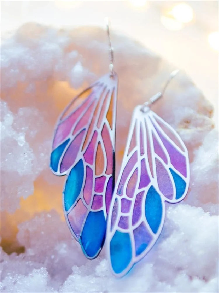 Boucles d'oreilles Dreamy Gradient Translucent Wings