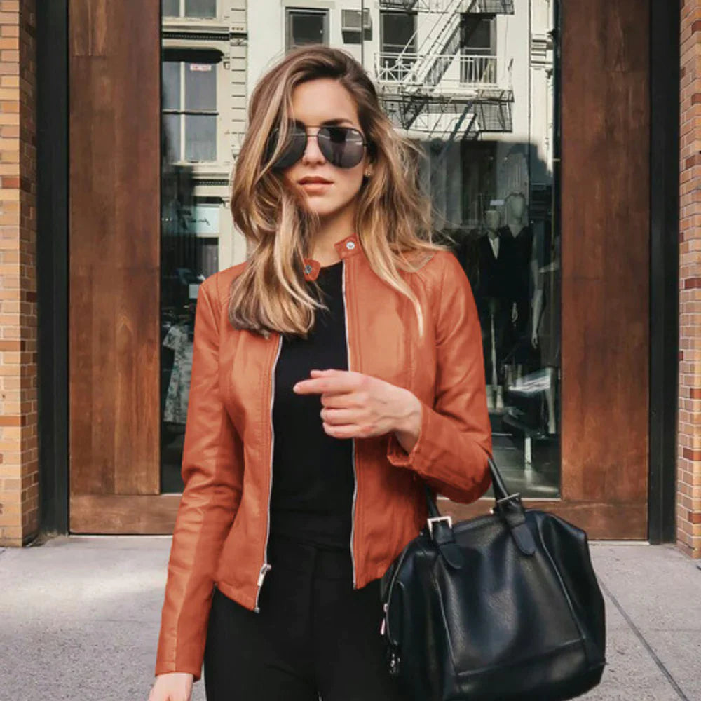 Veste en cuir pour femmezara Etienne® Paris